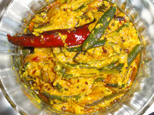 Dahi Bhindi Recipe